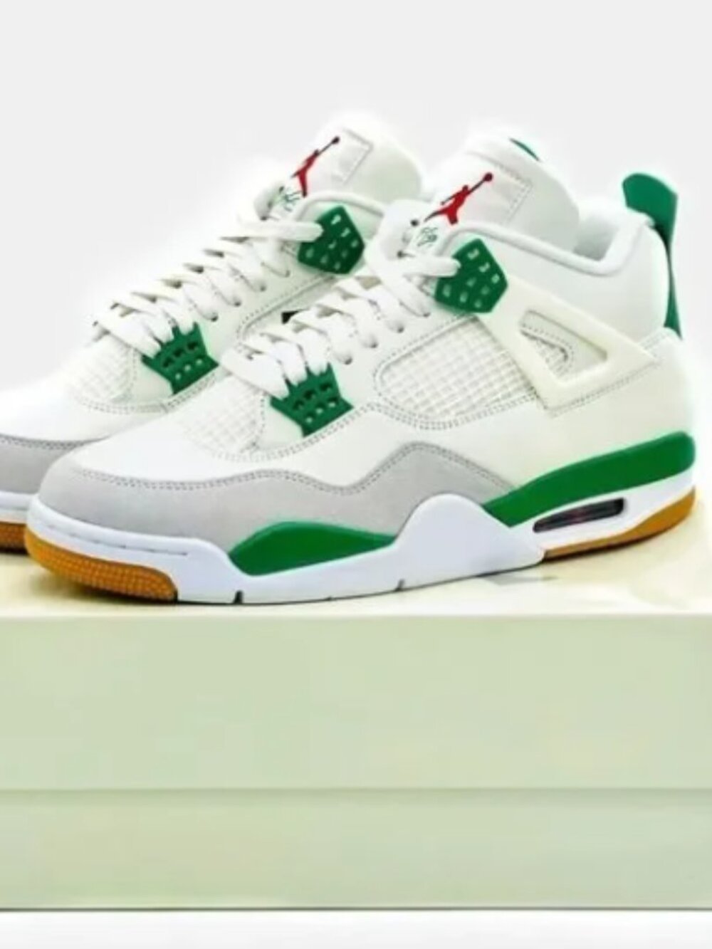 Nike Air Jordan 4 SB Sail Pine Green Neutral Grey White